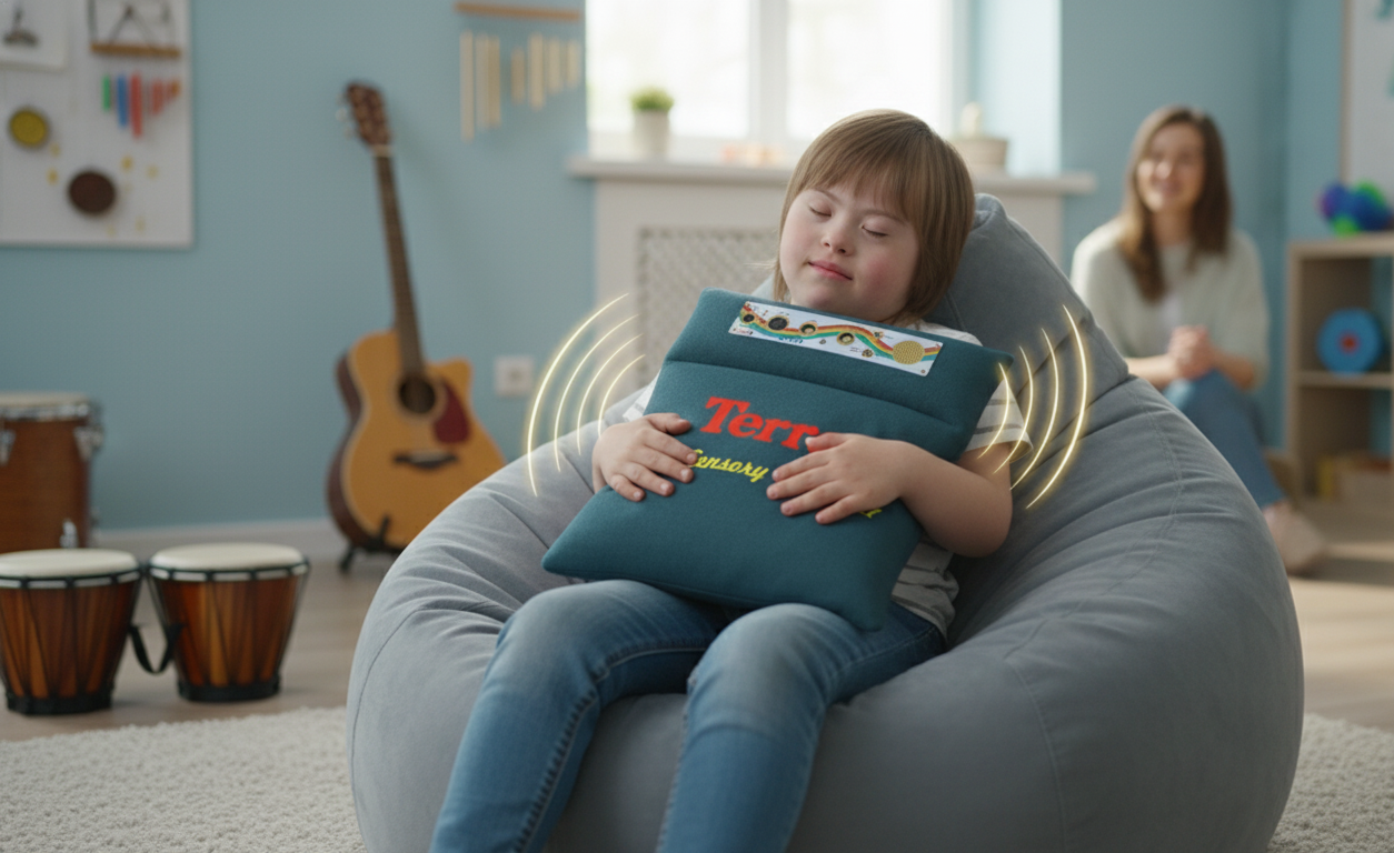 AVS-22 | Almofada Vibro Sensory - Produto portátil e autônomo para conforto e relaxamento