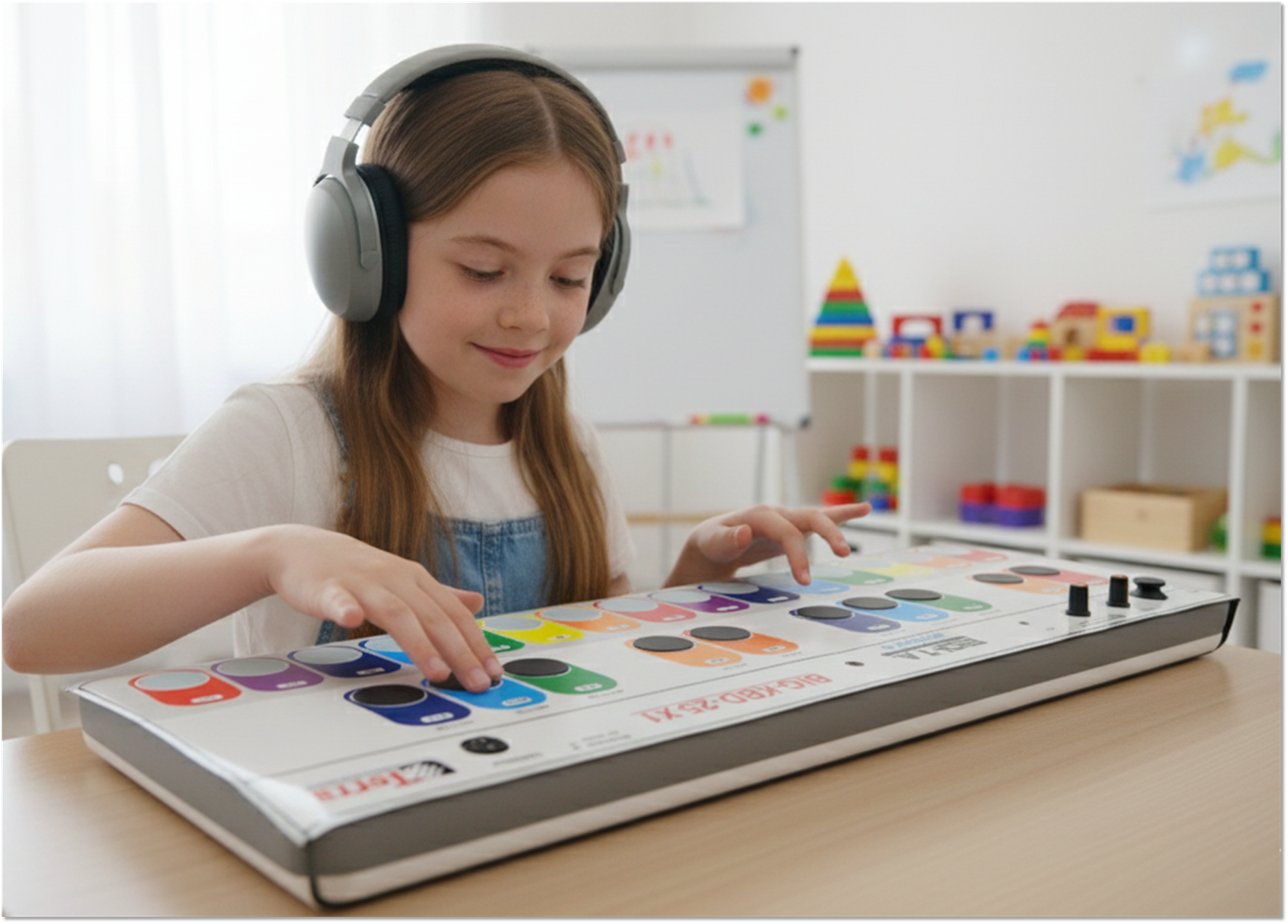 BIG_KBD_25 - Teclado musical com teclas grandes